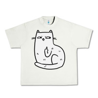 Pistachio cat giving the finger Urban Heavy Tee - linhVisuals