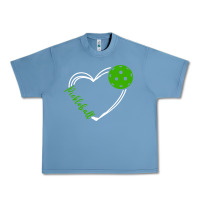 Pebble Blue love pickleball women Urban Heavy Tee - linhVisuals