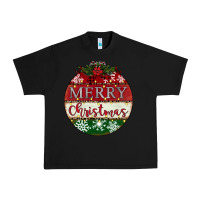 Black merry christmas Urban Heavy Tee - CowhideDigitalArt