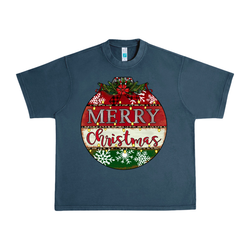 Merry Christmas Urban Heavy Tee by CowhideDigitalArt | Teevron