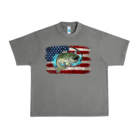 Tornado American Flag Fish Urban Heavy Tee - Jasminsmagicworld