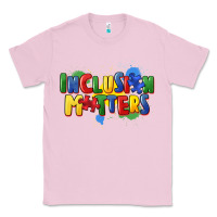 Bubblegum Pink Inclusion matters Classic Tee - FaDigitalArtStudio