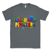 Charcoal Heather Inclusion matters Classic Tee - FaDigitalArtStudio