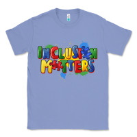 Colony Blue Inclusion matters Classic Tee - FaDigitalArtStudio