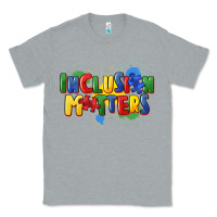 Heather Grey Inclusion matters Classic Tee - FaDigitalArtStudio