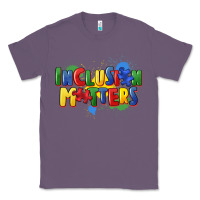 Lavender Inclusion matters Classic Tee - FaDigitalArtStudio