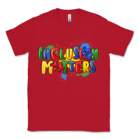 Red Inclusion matters Classic Tee - FaDigitalArtStudio
