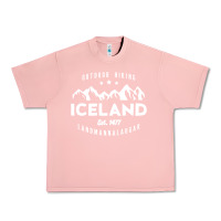 Salmon iceland hiking landmannalaugar est 1477 Urban Heavy Tee - linhVisuals