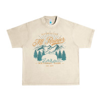 Sandshell mount rainier national park washington usa vacation hiking Urban Heavy Tee - linhVisuals