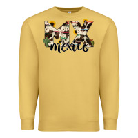 Antique Gold mexico state cowhide serape cactus Premium Sweatshirt - RanaPortraitStore