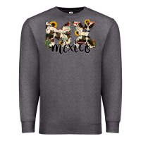 Charcoal Heather mexico state cowhide serape cactus Premium Sweatshirt - RanaPortraitStore