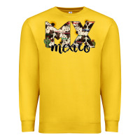 Lemon mexico state cowhide serape cactus Premium Sweatshirt - RanaPortraitStore