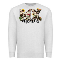 Oatmeal Heather mexico state cowhide serape cactus Premium Sweatshirt - RanaPortraitStore