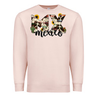 Pale Pink mexico state cowhide serape cactus Premium Sweatshirt - RanaPortraitStore