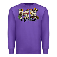 Purple mexico state cowhide serape cactus Premium Sweatshirt - RanaPortraitStore