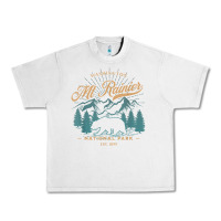 Lunar Rock mount rainier national park washington usa vacation hiking Urban Heavy Tee - linhVisuals