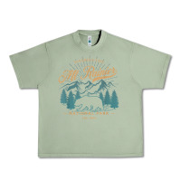 Oil Green mount rainier national park washington usa vacation hiking Urban Heavy Tee - linhVisuals