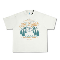 Pistachio mount rainier national park washington usa vacation hiking Urban Heavy Tee - linhVisuals
