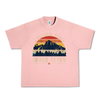 Salmon national park grand teton vintage retro hiking Urban Heavy Tee - linhVisuals
