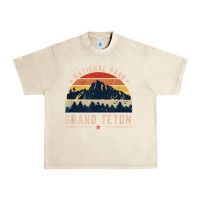 Sandshell national park grand teton vintage retro hiking Urban Heavy Tee - linhVisuals