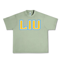 Oil Green Liu Gold Wordmark Urban Heavy Tee - linhVisuals
