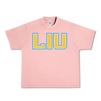 Salmon Liu Gold Wordmark Urban Heavy Tee - linhVisuals