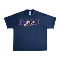 Navy Niagara Purple Eagles Urban Heavy Tee - linhVisuals
