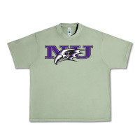 Oil Green Niagara Purple Eagles Urban Heavy Tee - linhVisuals