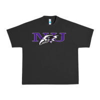 Pigment Black Niagara Purple Eagles Urban Heavy Tee - linhVisuals
