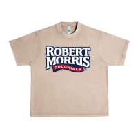 French Oak Robert Morris Colonials Wordmark Urban Heavy Tee - linhVisuals