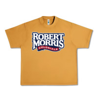 Peanut Butter Robert Morris Colonials Wordmark Urban Heavy Tee - linhVisuals