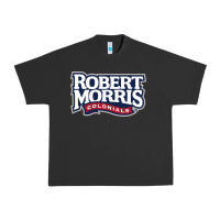 Pigment Black Robert Morris Colonials Wordmark Urban Heavy Tee - linhVisuals