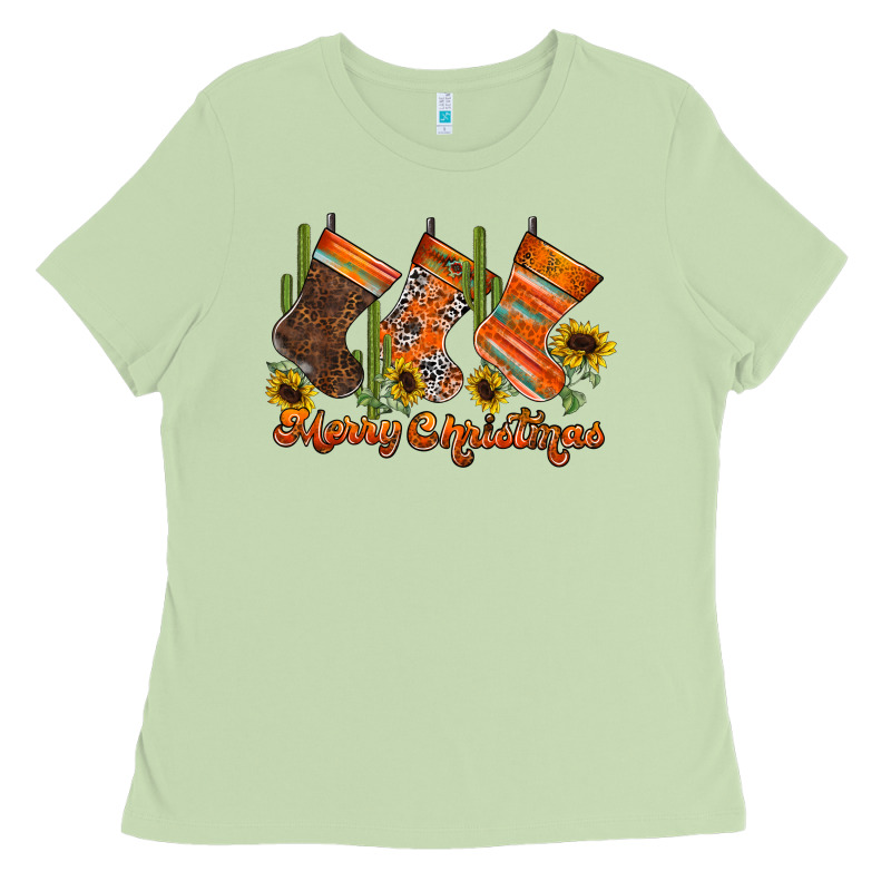 Western Christmas Ladies Tee by CowhideDigitalArt | Teevron