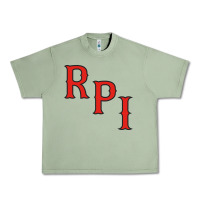 Oil Green Rpi Engineers Hockey Urban Heavy Tee - linhVisuals