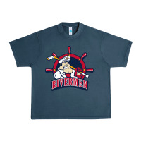 Midnight Navy peoria rivermen Urban Heavy Tee - linhVisuals