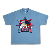 Pebble Blue peoria rivermen Urban Heavy Tee - linhVisuals