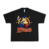 Black peoria rivermen Urban Heavy Tee - linhVisuals