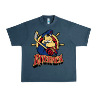 Midnight Navy peoria rivermen Urban Heavy Tee - linhVisuals