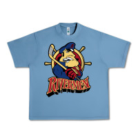 Pebble Blue peoria rivermen Urban Heavy Tee - linhVisuals