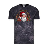 Cloud Black i love a man with beard Vintage Tee - CowhideDigitalArt