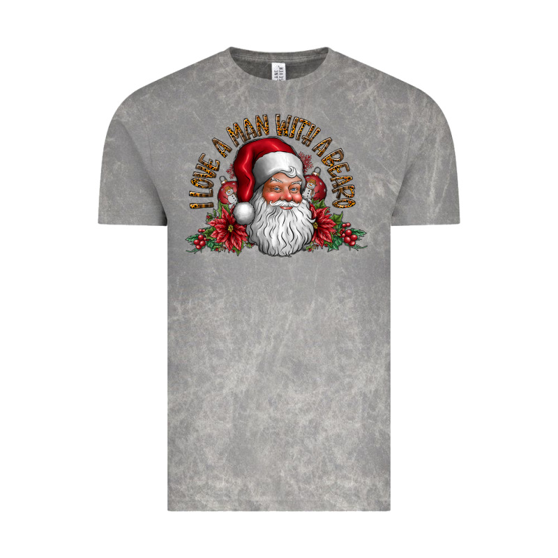 I Love A Man With Beard Vintage Tee by CowhideDigitalArt | Teevron