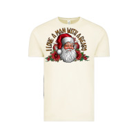 Vintage Arctic i love a man with beard Vintage Tee - CowhideDigitalArt