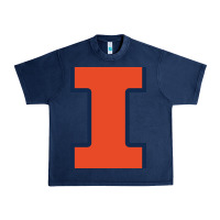 Navy Illinois Fighting Illini, Merch Urban Heavy Tee - linhVisuals
