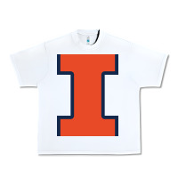 White Illinois Fighting Illini, Merch Urban Heavy Tee - linhVisuals