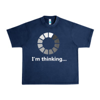 Navy funny programmer i'm thinking t shirt Urban Heavy Tee - linhVisuals