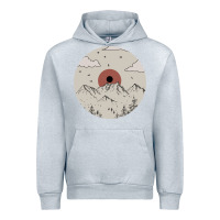 Heather Grey The Mountains Are Calling Urban Hoodie - Bettercallsaul