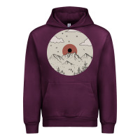 Mauve Wine The Mountains Are Calling Urban Hoodie - Bettercallsaul