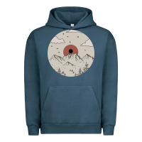 Pigment Midnight Navy The Mountains Are Calling Urban Hoodie - Bettercallsaul