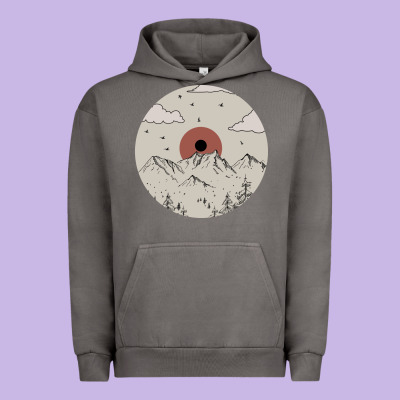 The Mountains Are Calling Urban Hoodie Designed By Bettercallsaul