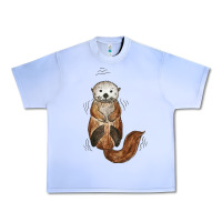 Grape Ice otter Urban Heavy Tee - linhVisuals